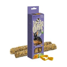 Little One Sticks for Guinea Pigs, Rabbits and Chinchillas - Herbs And Flowers 2х55G