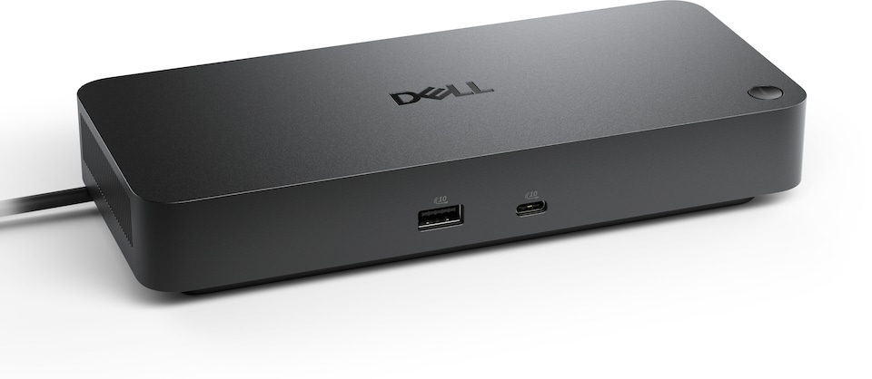 image 1 of DELL WD25, Wired, USB 3.2 Gen 2 (3.1 Gen 2) Type-C, 100 W, 10,100,1000,2500 Mbit/s, Black, 2500 Gbit/s