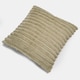 image 6 of OHS 2 x Faux Fur Matte Velvet Fleece Thick Ribbed Cushion Covers, 45x45cm - Sage Green Green | Sage Green