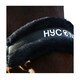 image 2 of HYCONIC Faux Fur Horse Lead Rope - Black - Full