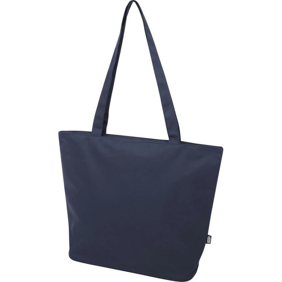 image 1 of Panama Recycled Zipped 20L Tote Bag - Navy - One Size | Blue