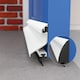 image 3 of Exitex Exeplex Rain Deflector 914mm, Aluminium Door Draught Excluder, Door Weather Bar | White