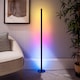 image 2 of ValueLights SMART Floor lamp Dimmable Matte Black SMART Floor Lamp and Integrated LED 4.5W Multicolour Bulb