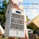 image 8 of HOMCOM 4-in-1 Mini Air Cooler with RGB 7 LED Light, Cooling Fan | White | Black | 17.8 x 16.9 x 28.1 cm