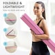 image 3 of SPORTNOW 7.7FT Folding Gymnastics Balance Beam with Anti-Slip Base, Pink