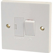 Dencon 13A Switched Fused Spur to BS1363 - White - One Size