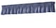 image 2 of Gingham Kitchen Curtain Pelmet Blue - 353 cm x 25cm