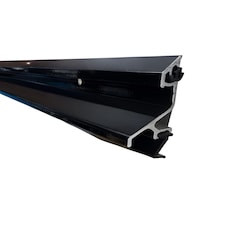 Exitex Exeplex Rain Deflector 914mm, Aluminium Door Draught Excluder, Door Weather Bar | Black