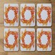 image 2 of Orange & Red Autumn Leaves (Coaster)