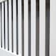 image 5 of JSH Radiator Cover Vertical White Slat Wood MDF - Medium 112cm (W) x 81.5cm (H) x 19cm (D) | White