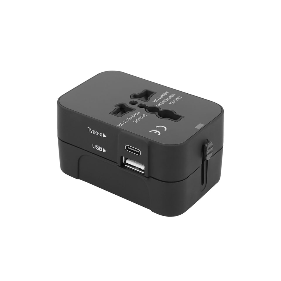image 1 of Groundlevel Universal Power Adapter Travel Plug With Type C and USB Ports
