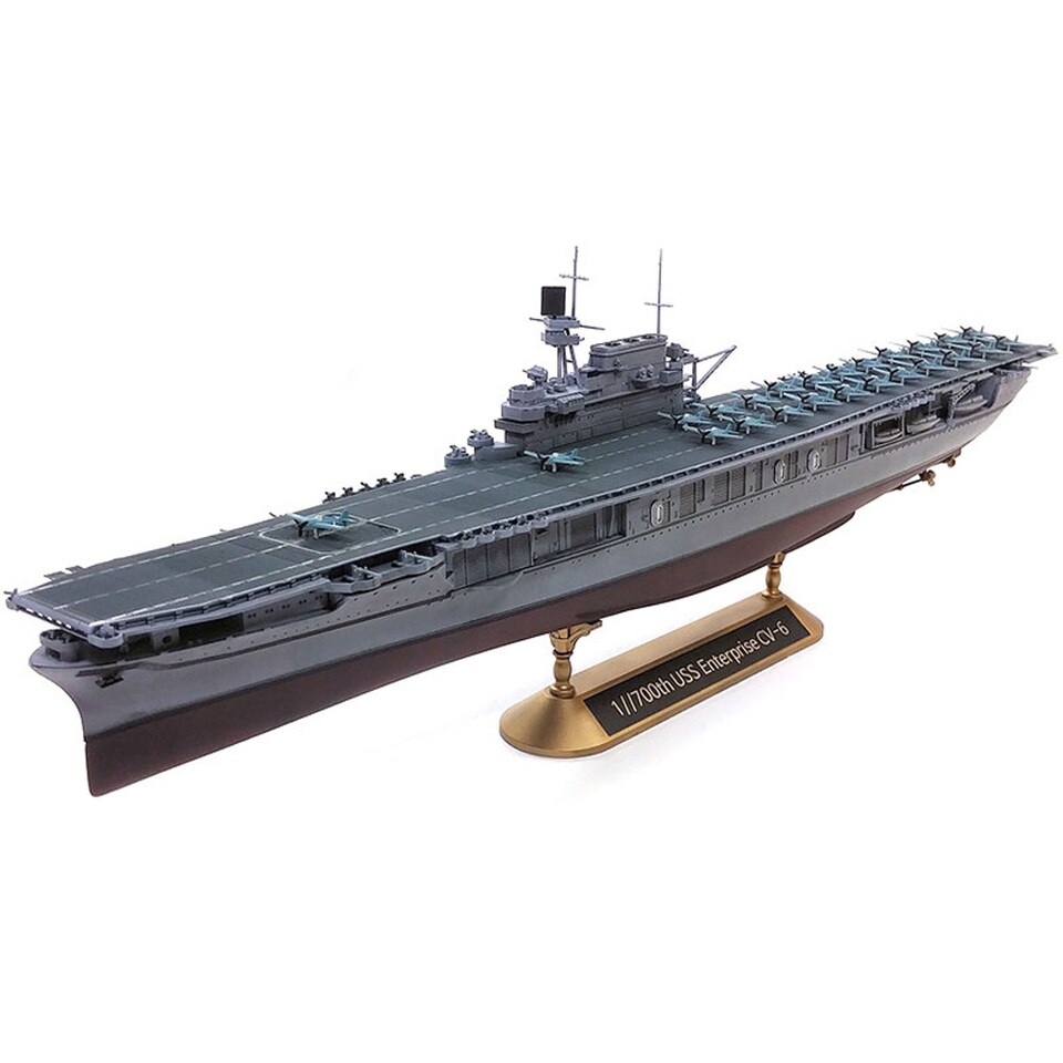 image 1 of Academy USS Enterprise CV-6 Battle of Midway Anniversary Model Kit Scale 1 700