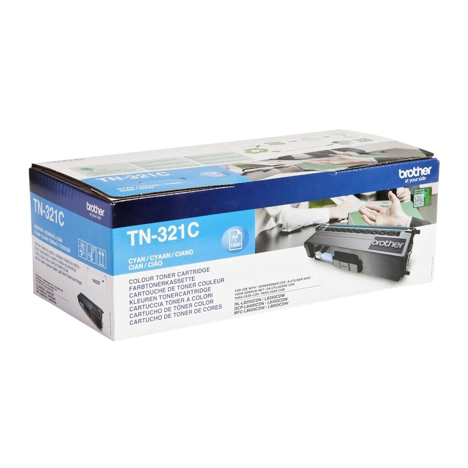 image 1 of Brother Toner Cyan Pages: 1.500, TN-321C (Pages: 1.500 Standard capacity)