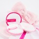 image 3 of Brushworks Fresh Start Skin Set - Reusable Cleansing Pads, Wash Bags & Makeup Headband PETA Approved | Pink