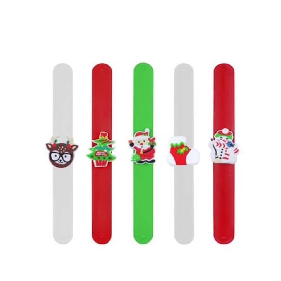 Assorted Christmas Snap Bracelets