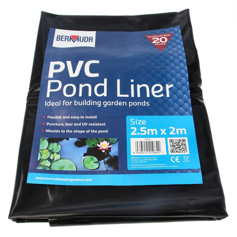 image 1 of Bermuda PVC Pond Liner 2.5m x 2m