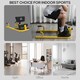 image 4 of HOMCOM 3 IN 1 Squat Machine Sit Up Push Up Gym Work Out Leg Exercise Adjustable