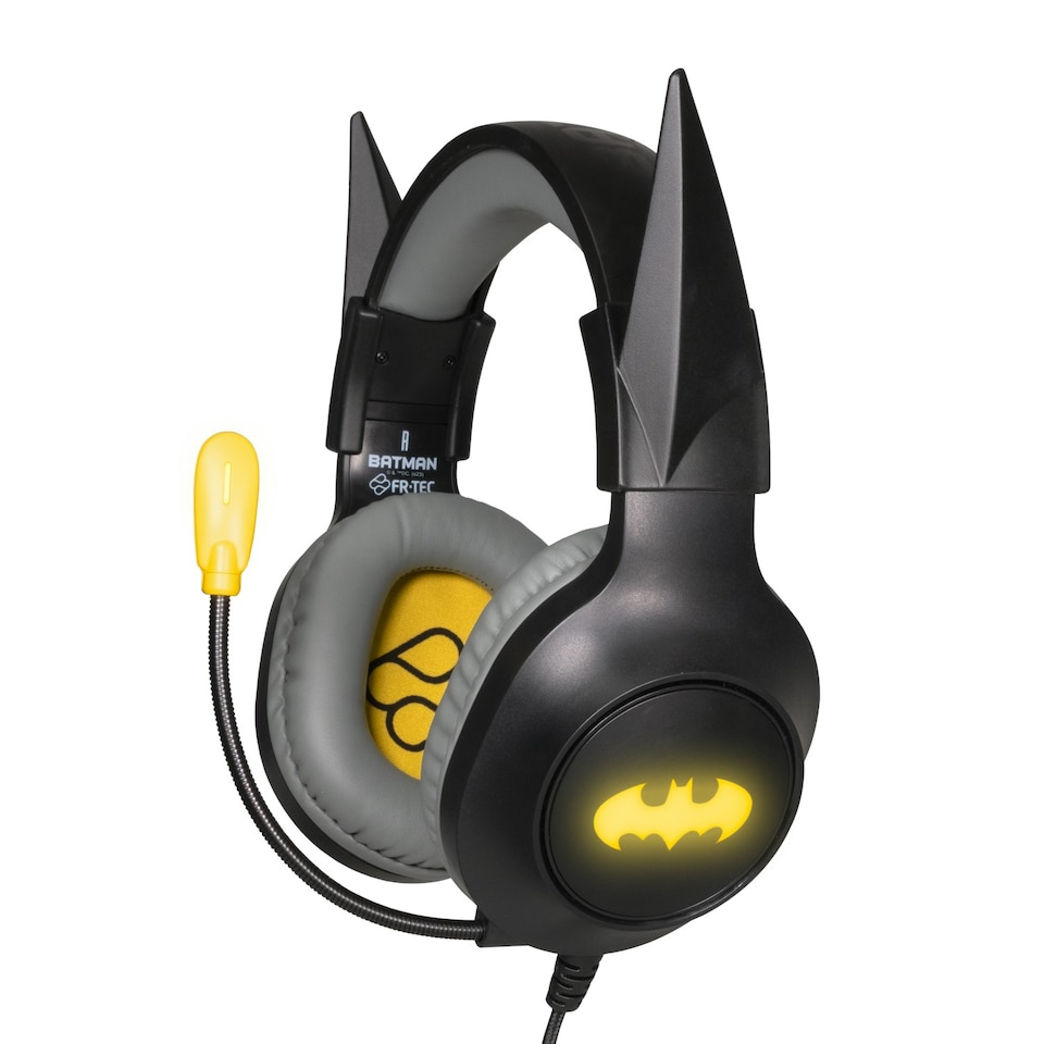 image 1 of Batman LED Universal Gaming Headset (XboxX|S/PS5/PC) Black