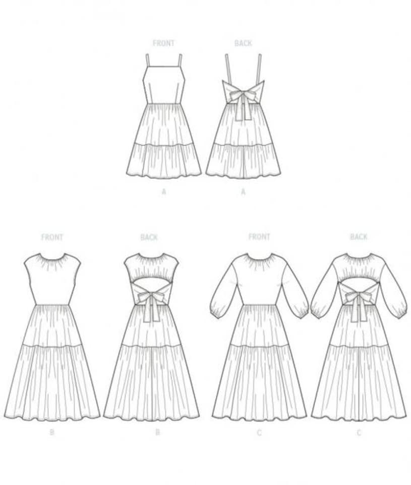 image 1 of McCall's 8321 Paper Sewing Pattern – Women’s Dress, UK Sizes 16–18–20–22–24, Intermediate