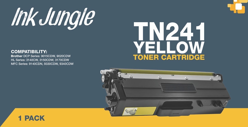 image 1 of Compatible Brother TN241 Yellow Toner Cartridge Yellow