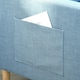 image 9 of HOMCOM Modern Armchair Upholstered Accent Chair for Bedroom Home Office  Blue