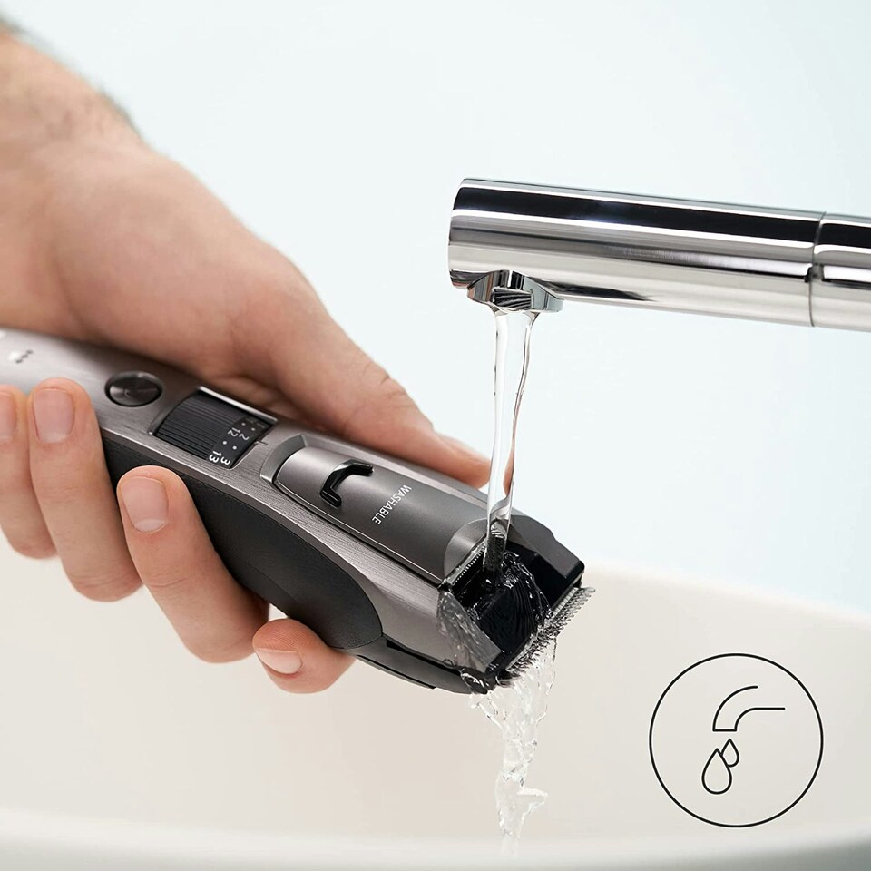 image 1 of Panasonic ER-GB80 Black Beard Hair and Body Trimmer