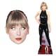 image 1 of Taylor Black Catsuit Lifesize Cardboard Cutout with Taylor Cardboard Face Mask