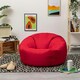 image 3 of icon Classic Indoor Outdoor Bean Bag Red Bean Bag Chair Red | Red