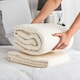 image 10 of Minky Weighted Blanket - Cream - Double