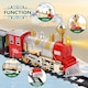 image 2 of 13-Piece Classic Toy Train Set for Kids With Light Smoke Realistic Sounds & 11ft Track Perfect for Christmas Display & Year Round Play