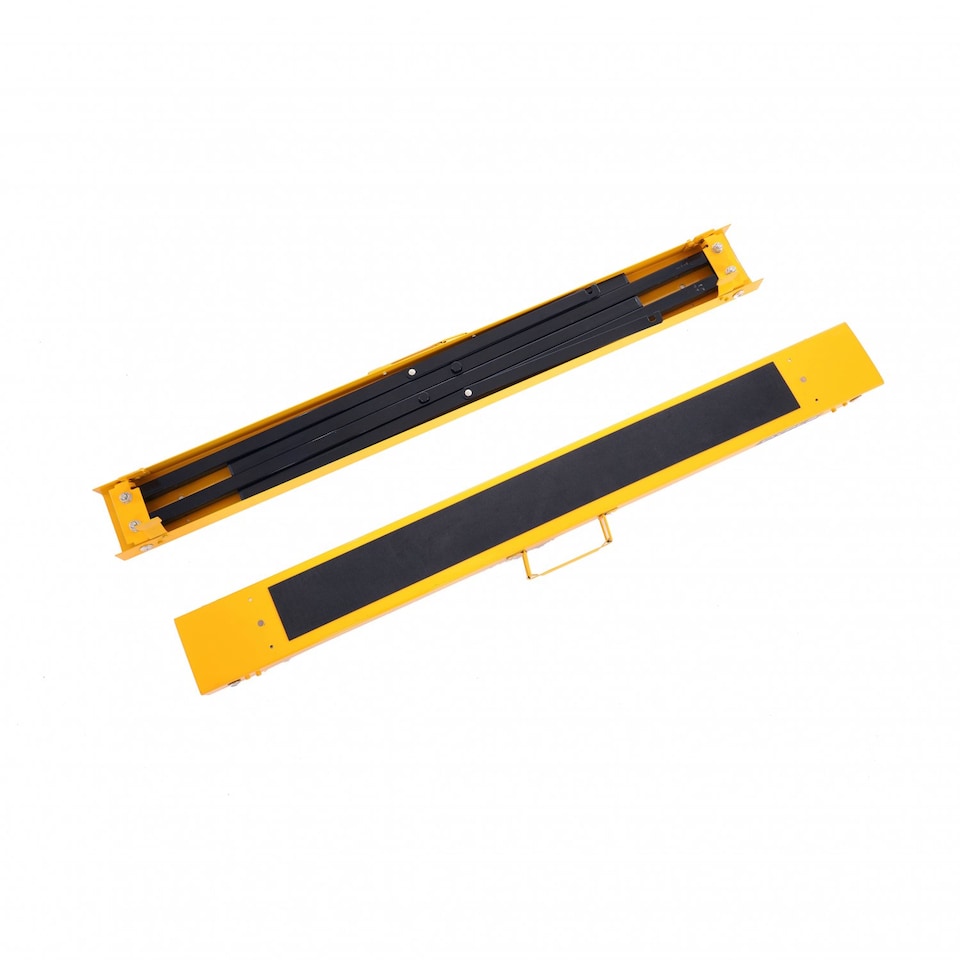 image 1 of 2x Saw DIY Garage Work Bench Carpentry Building Trestles Load 100KG | Yellow