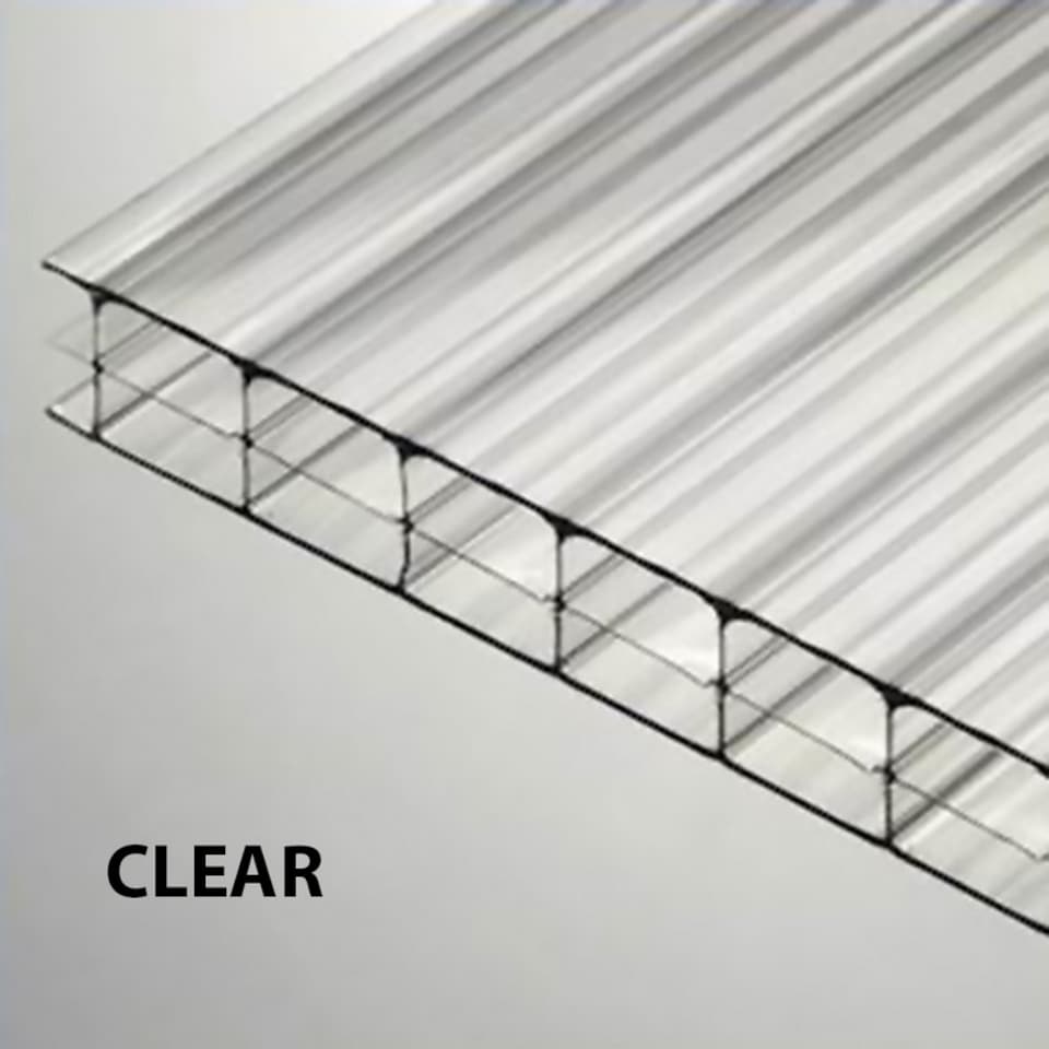image 1 of Polycarbonate Roof Car Port 3 Post - Wood - L200 x W506 cm - Rustic Brown | Brown