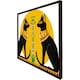 image 3 of Illustration of black egyptian cats with papyrus (Picutre Frame) White | XS