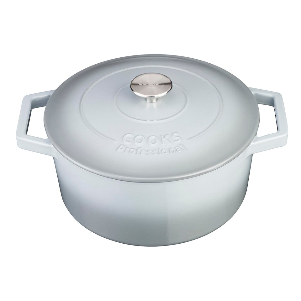 image 1 of Cooks Professional Casserole Dish 26cm – Ovenproof Pan with Lid | Grey | Grey | 1
