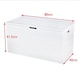 image 10 of Seaton White Wooden Storage Chest, Blanket Box, Trunk, Ottoman, Toy Box