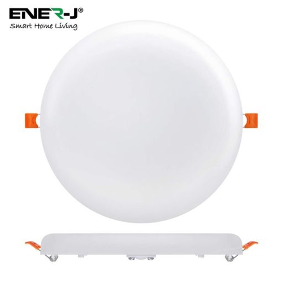 image 1 of 12W Frameless Recessed-Surface Super LED Panel, 105mm, Round, 4000K (pack of 4 units)