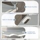 image 6 of HOMCOM Aluminium Shower Stool for Elderly Disabled Non-Slip Bath Stool Grey