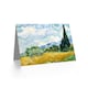 image 2 of Van Gogh Wheat Field With Cypresses Fine Art Greeting Card