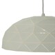 image 4 of Interiors by Premier Small White Dome Pendant Light