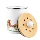 image 5 of Robins Food Waste Caddy - Metal 2L Decorative Kitchen Compost Bin