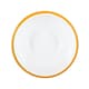 image 4 of Argon Tableware White Enamel Bowls - 16cm - Yellow - Pack of 6 Yellow