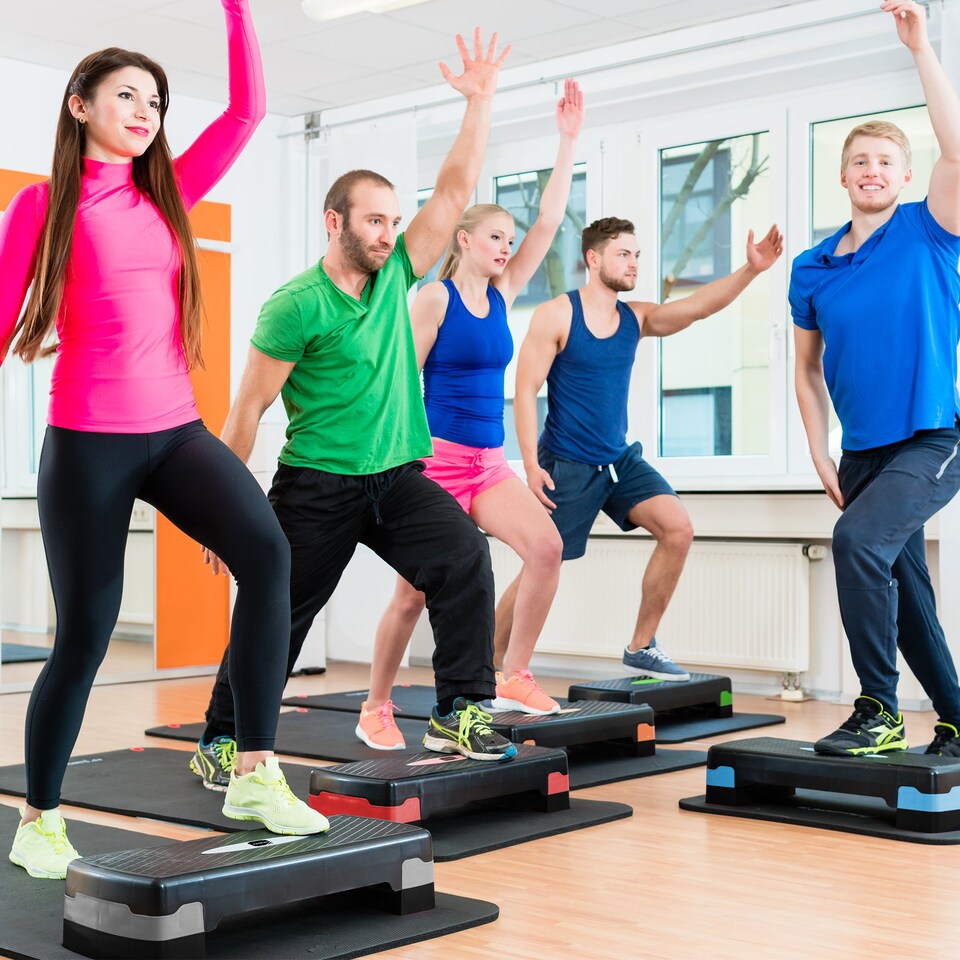 image 1 of Kayman Aerobic Exercise Step with Two Adjustable Height Levels