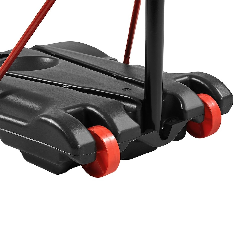 image 1 of Yaheetech Full-Size Portable Netball Hoop and Post Red