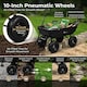 image 4 of Alivio Garden Tipping Wheelbarrow Cart 75L Heavy Duty 250kg Capacity with 10 Inch Pneumatic Wheels for Outdoor Use