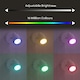 image 1 of ValueLights 4 Pack Light Bulb Dimmable GU10 White Plastic Spotlight LED SMART 5W Multicolour 6500K 400lm Light Bulb