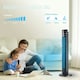 image 2 of PureMate 43" Oscillating Tower Fan with air Purifier and Aroma Function