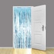 image 1 of Baby Blue Foil Door Curtain Backdrop 92cm x 244cm - Pack of 5