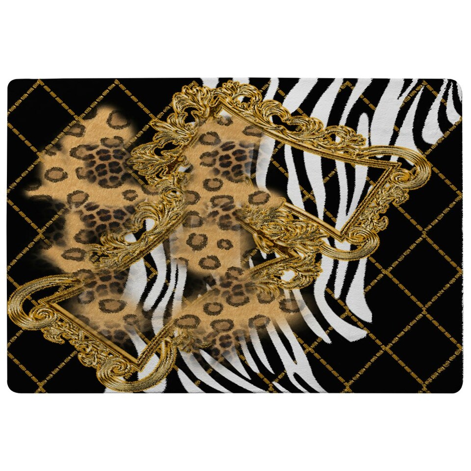 image 1 of Zebra & Baroque (Rug) Multi | Large: 140x200cm