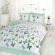 image 2 of Flutter Butterfly Polycotton Reversible Duvet Cover Set with Pillowcase Pink | King