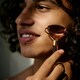 image 5 of Dr Botanicals Tiger Eye Harmony & Balancing Facial Roller (Gold Metal Handle)